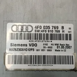 Навігація Audi A6 C6 (04-11) 2.0 TDI OEM 4F0035769B фото 6