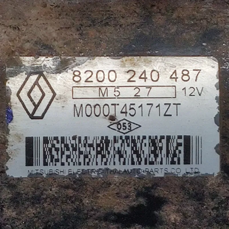 Стартер Dacia Logan (04-12) 1.6 Бензин OEM 8200240487