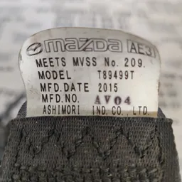 Ремінь безпеки Mazda 6 GJ (12-21) OEM bja780017t фото 3