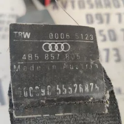 Ремінь безпеки Audi A6 C5 (97-05) задня ліва 4B5857805 фото 5