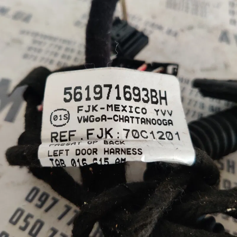 Дверна проводка VW Passat B8 USA задня ліва OEM 561971693bh