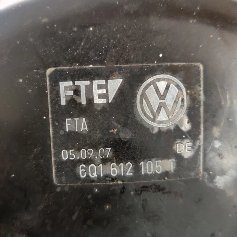 Вакуумний підсилювач гальм Skoda Fabia 2 (07-14) 6Q1612105T