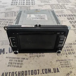 Магнітола Volkswagen Passat B7 USA 11-15 2.0 OEM 1k0035180ae фото 2