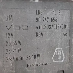 Реле фар Opel Vectra B (95-02) OEM 90247654 фото 4