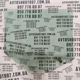 Скло дверей Skoda Fabia 2 (07-14) заднє ліве OEM 43r001057 фото 2