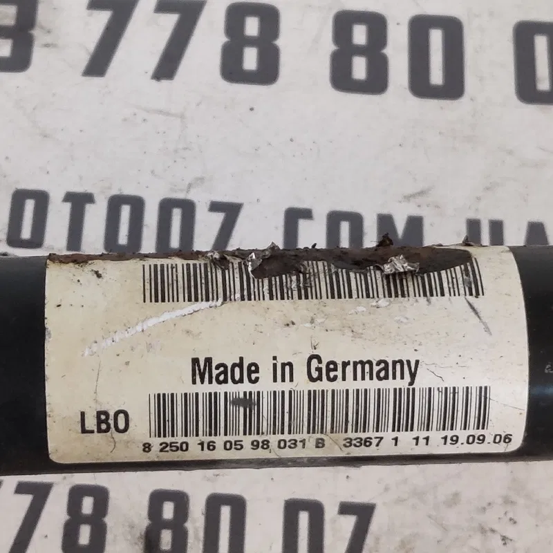 Привід пер. Audi Q7 4L (05-15) 3.6 Бенз. Пр. OEM 8200484595
