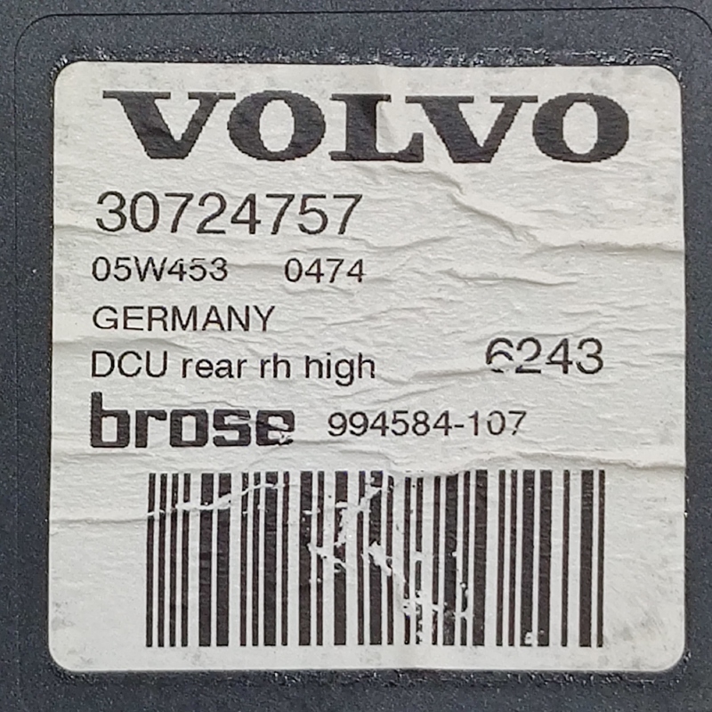 Мотор склопідіймача Volvo V50 04-12 2.0D Зад Пр OEM 30724757
