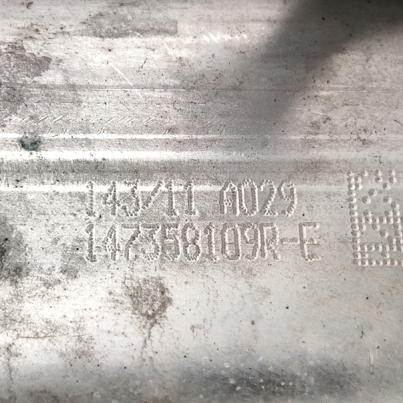 Радіатор ЕГР Renault Scenic 3 09-16 1.6 dCi OEM 147358109r