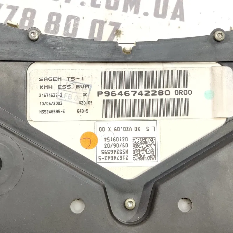 Панель приладів Peugeot 307 (01-08) 1.4 Бензин OEM 21674643