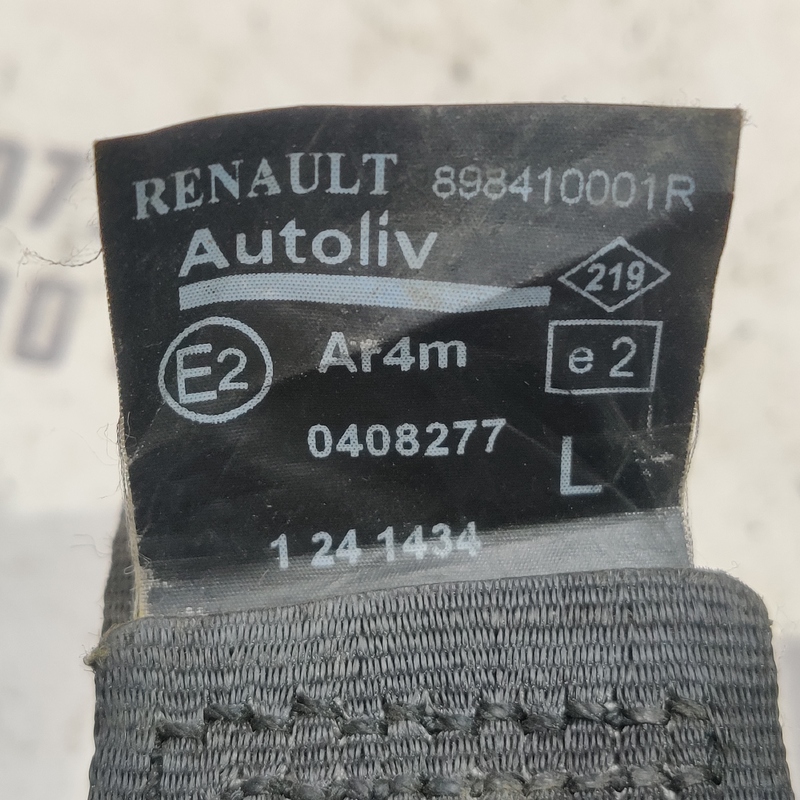 Ремінь безпеки Renault Grand Scenic 3 09-16 1.6 Diesel лівий