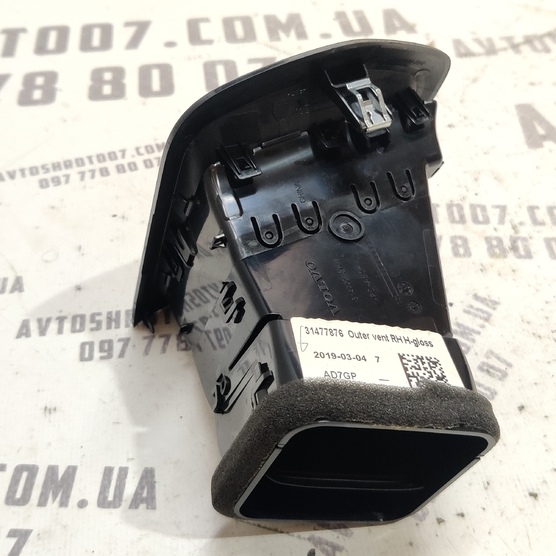 Дефлектор обдуву Volvo S60 18-24 2.0Б правий OEM 31477876