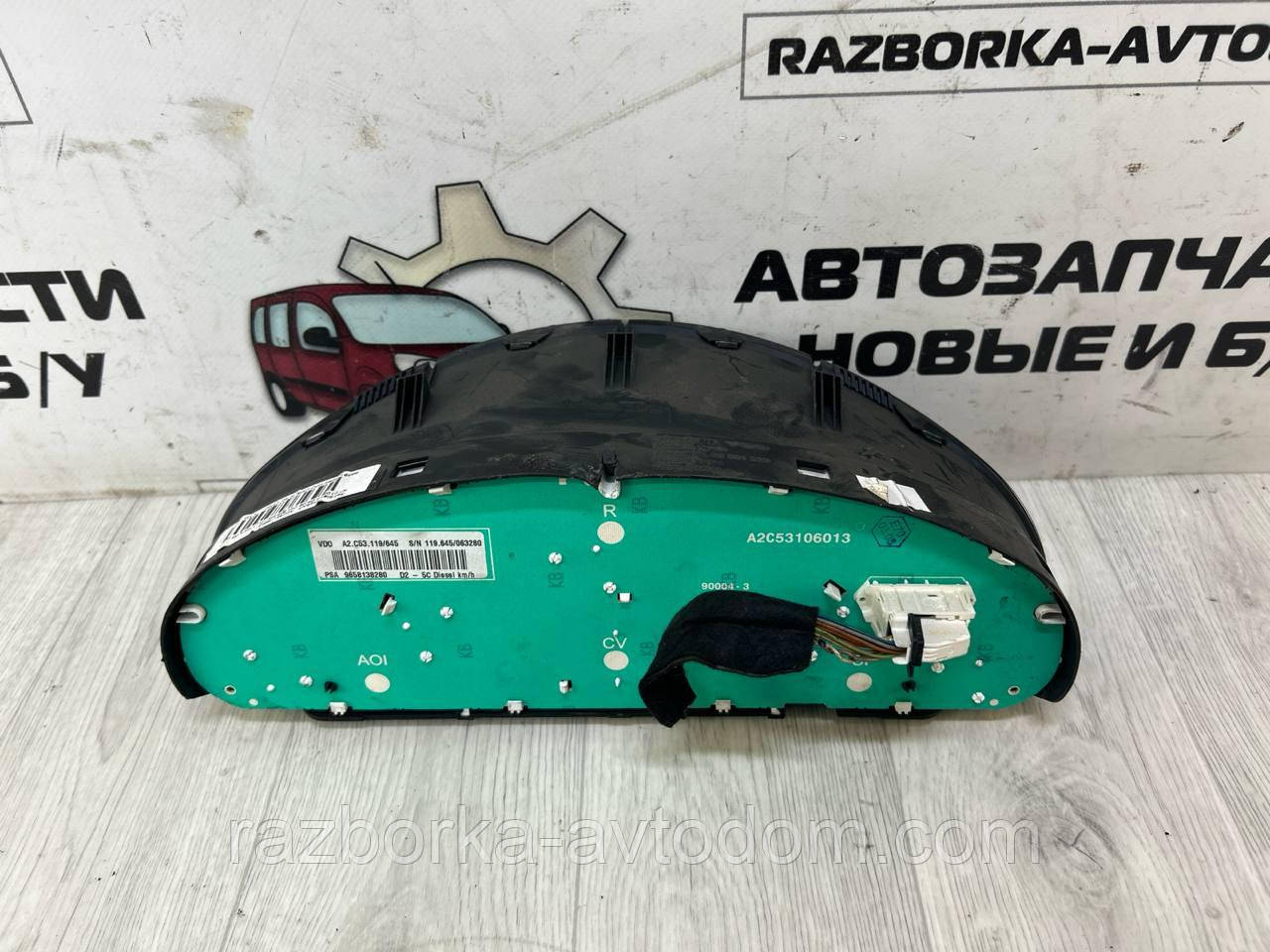 Панель приборов (щиток) 1.6HDI Peugeot 407 (08-11) OE: 9658138280