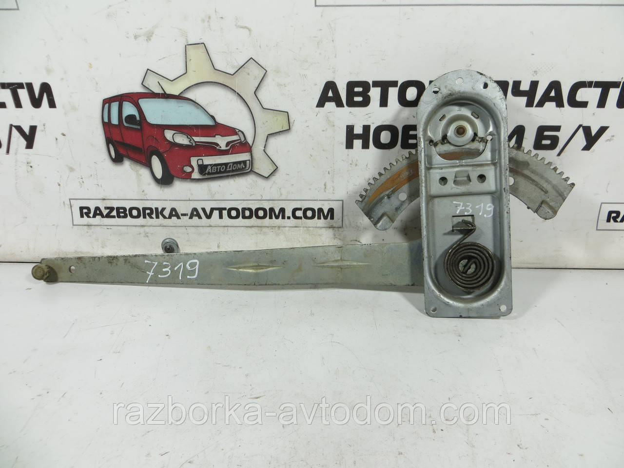 Склопідіймач механічний правий FORD TRANSIT (1985-1994) ОЕ: 86VBV23200AC