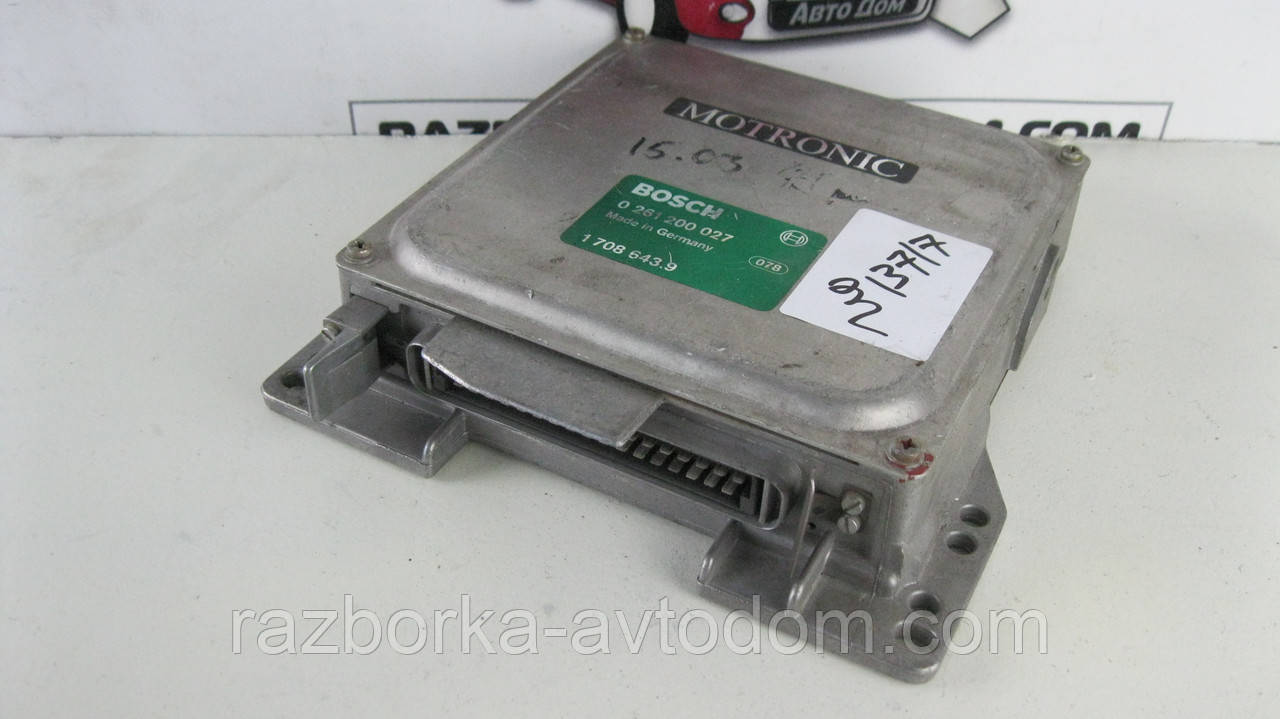 Блок керування двигуном мозку ЕБУ BMW E30 Е28 (1981-1994) OE:0261200027, 1708643.9