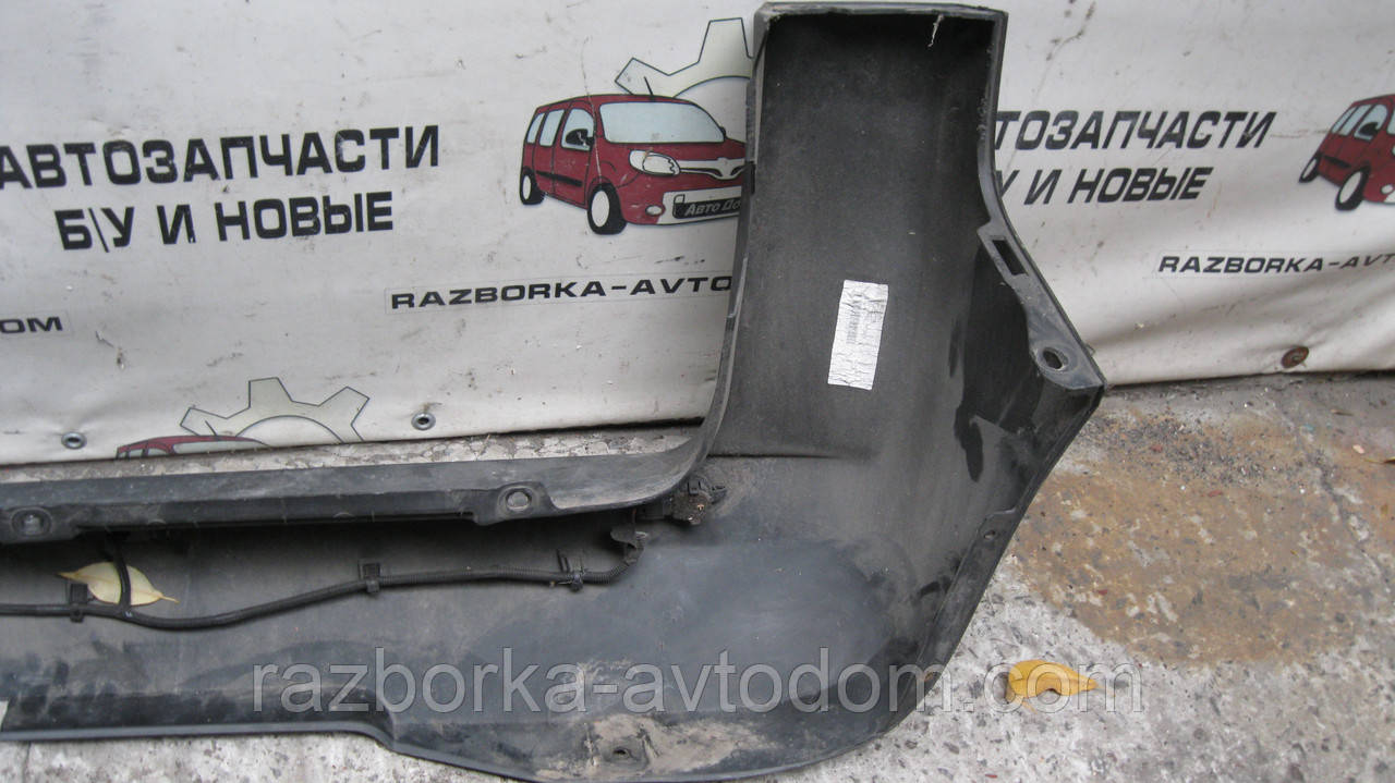 Бампер задній (з парктроніками) Fiat Fiorino 07-, Peugeot Bipper 08-17, Citroen Nemo 08-17 OE:1309565070