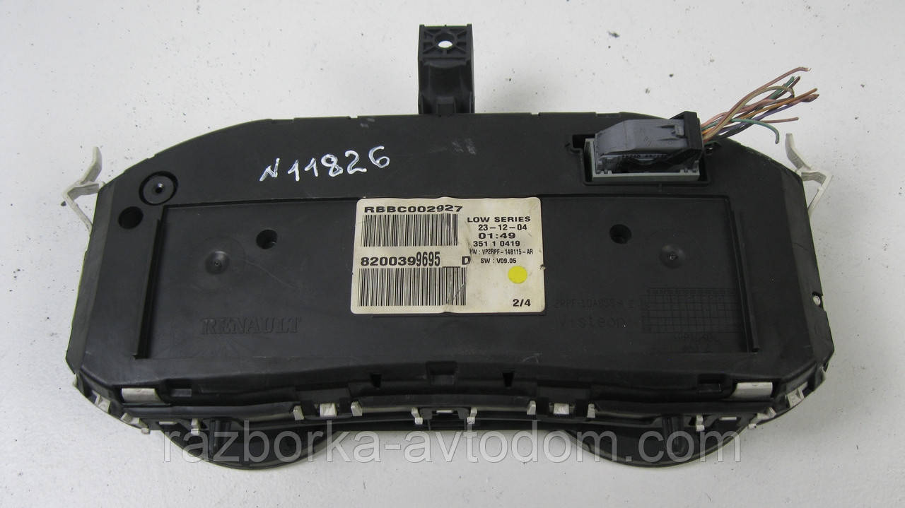 Панель приладів Renault Megane 2 (2003-2006) дизель OE:8200399695 фото 2