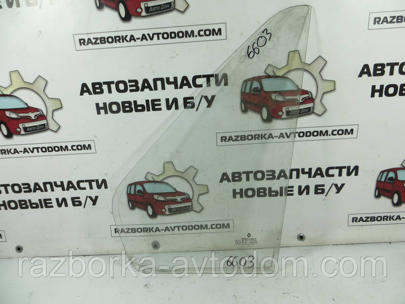 Скло передніх лівих дверей (форточка) RENAULT Trafic (1980-2000) ОЕ: 7704000365