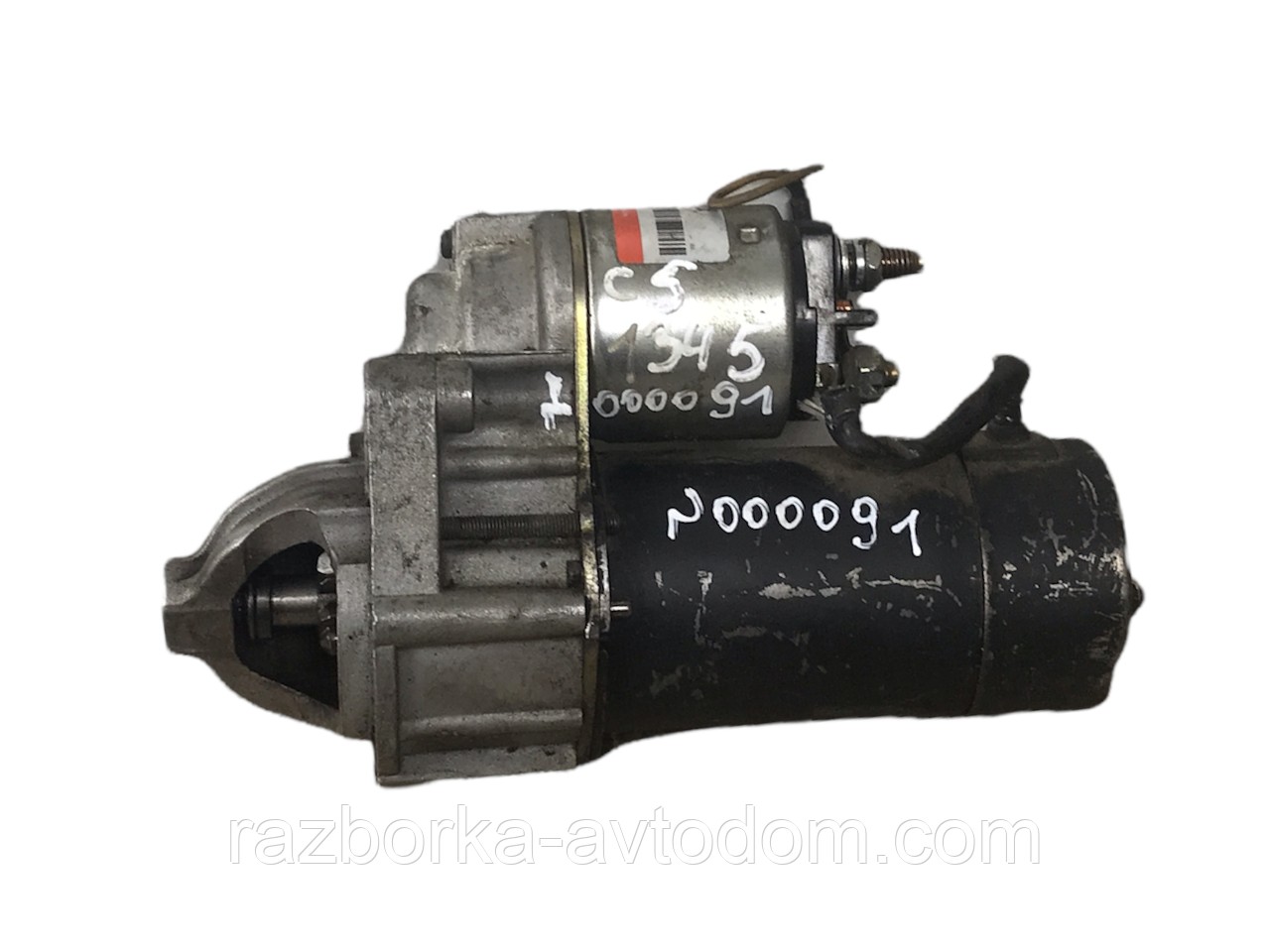 Стартер CS1345 б/у (Valeo) Fiat Doblo , BRAVA , STILO , MULTIPLA  (9 зуб) 12V 1.3KW