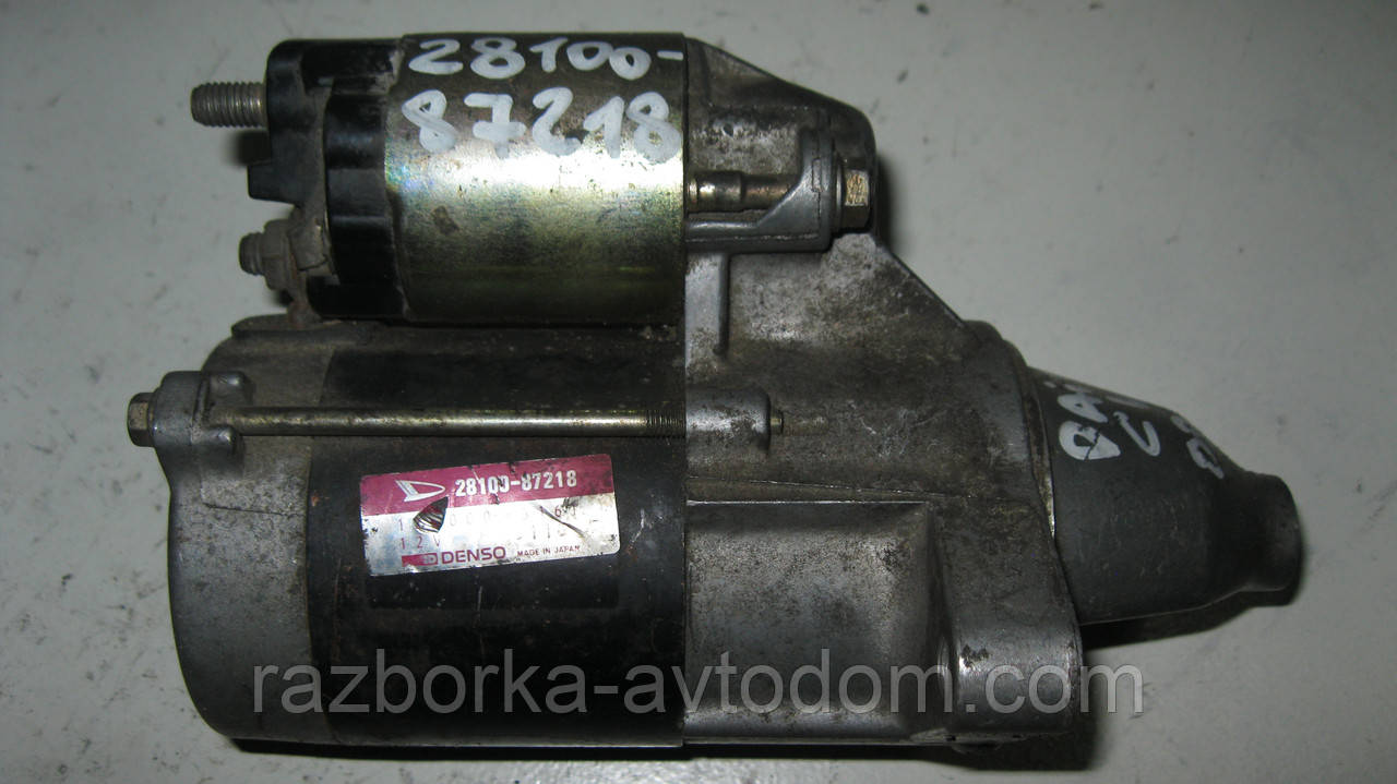 Стартер 228000-7180 б/у ( Denco) Daihatsu Cuore, Daihatsu Sirion (9 ЗУБ)
