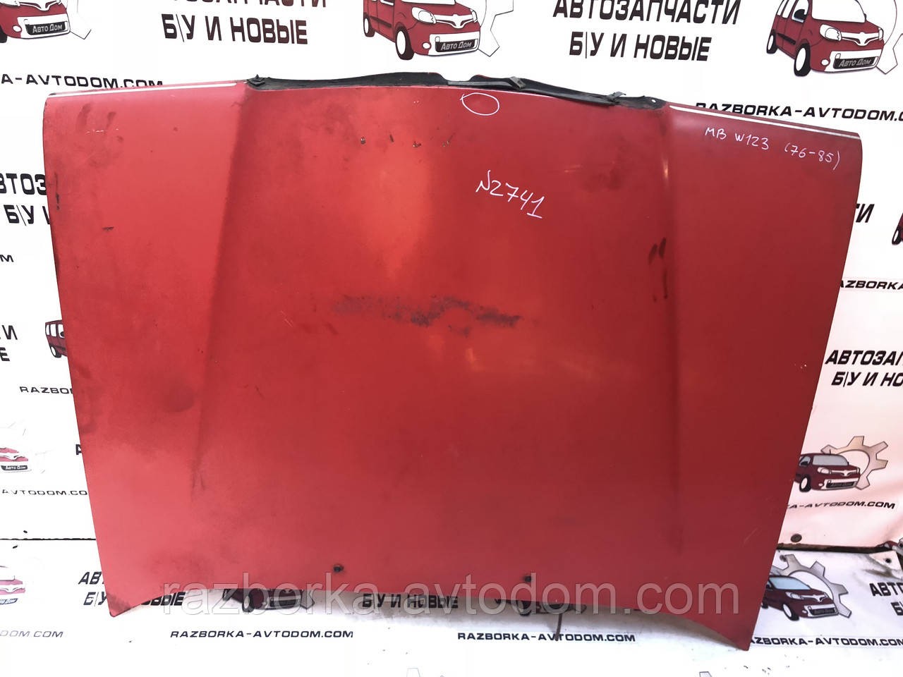 Капот Mercedes E-class W123 (75-85) OEM 1238800357 фото 2