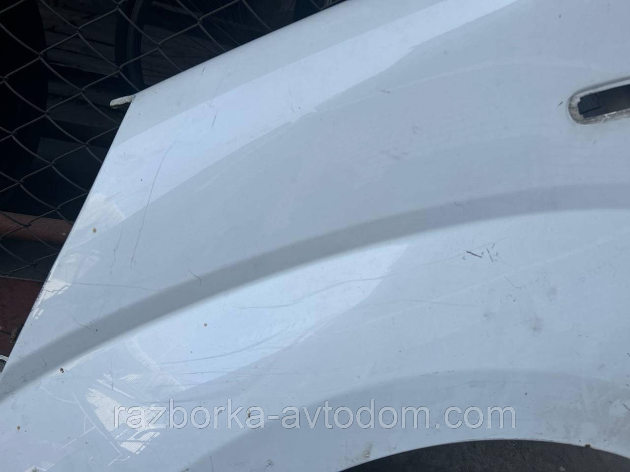 Крило переднє ліве Fiat Fiorino (07-), QUBO (07-), Peugeot Bipper (07-) Citroen Nemo (07-) OE:7840W5 ДЕФЕКТ