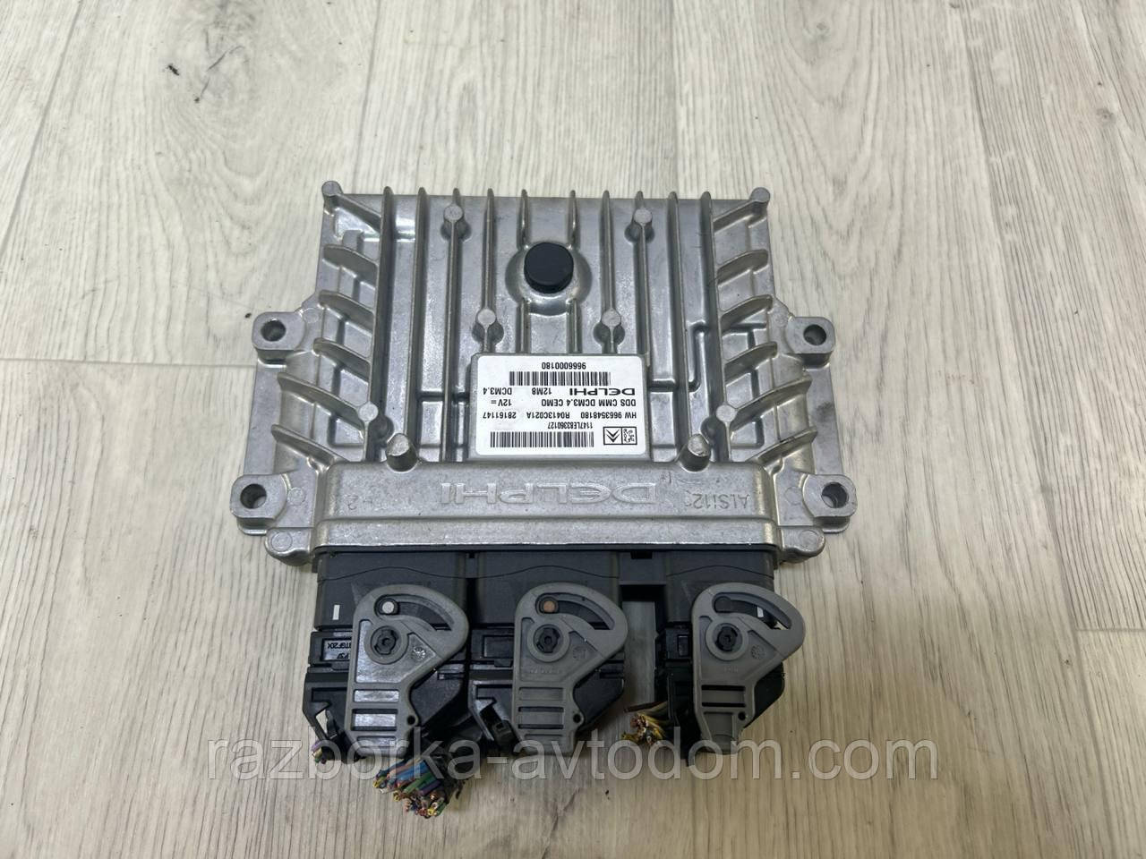 Блок керування двигуном (ЕБУ) 2.0hdi Citroen C5 (08-17), C4, Peugeot 407. OE: 9666000180, 9663548180