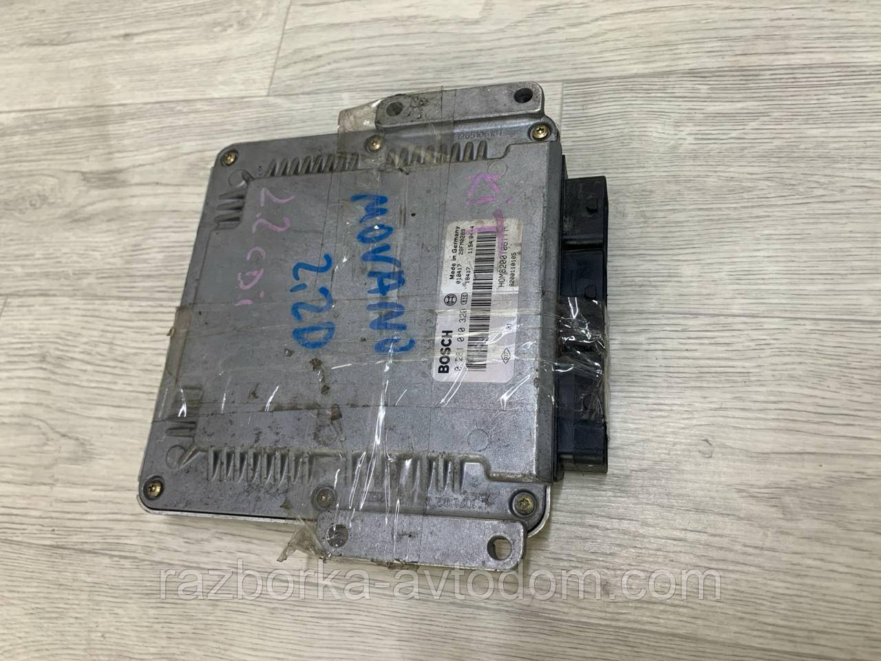 Компютер блок керування двигуном (ЕБУ) 2.2 dci Renault master (1998-2003) OE:8200110105 фото 2