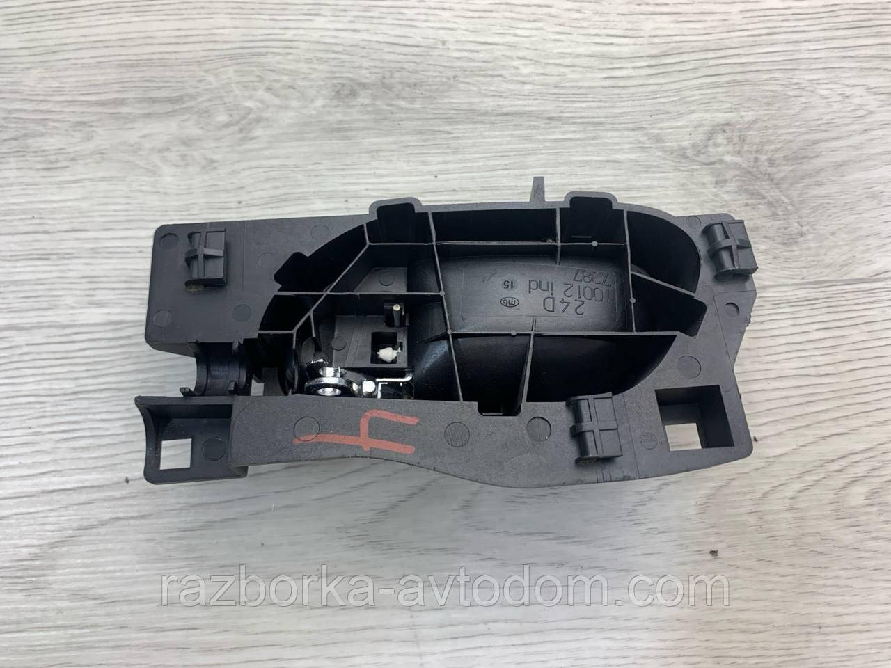 Ручка дверей внутрішня передня права Peugeot 407 (04-11) OE: 96526177 фото 2