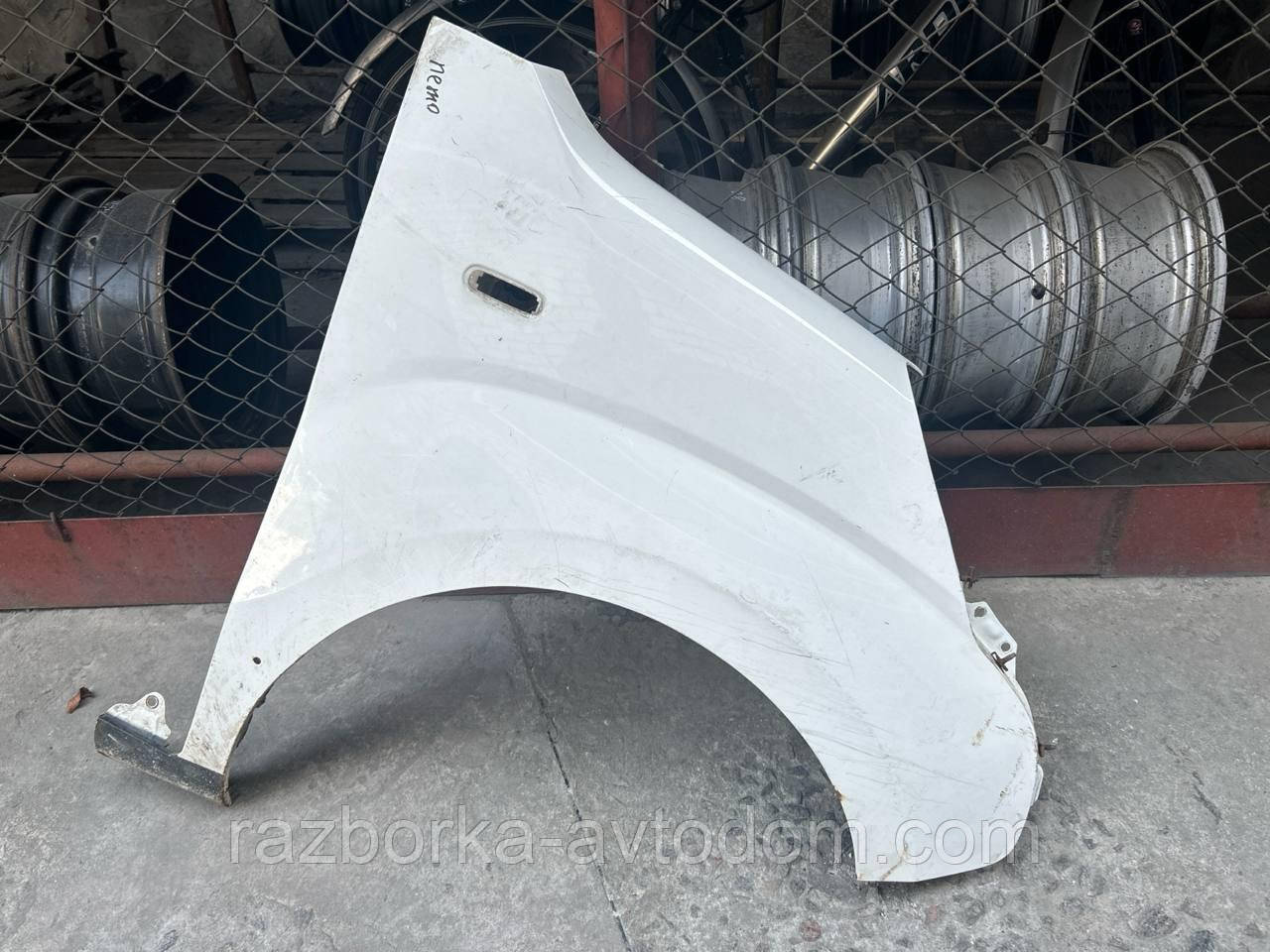 Крило переднє праве Fiat Fiorino (07-), QUBO (07-), Peugeot Bipper (07-) Citroen Nemo (07-) OE:7841Y5 фото 2