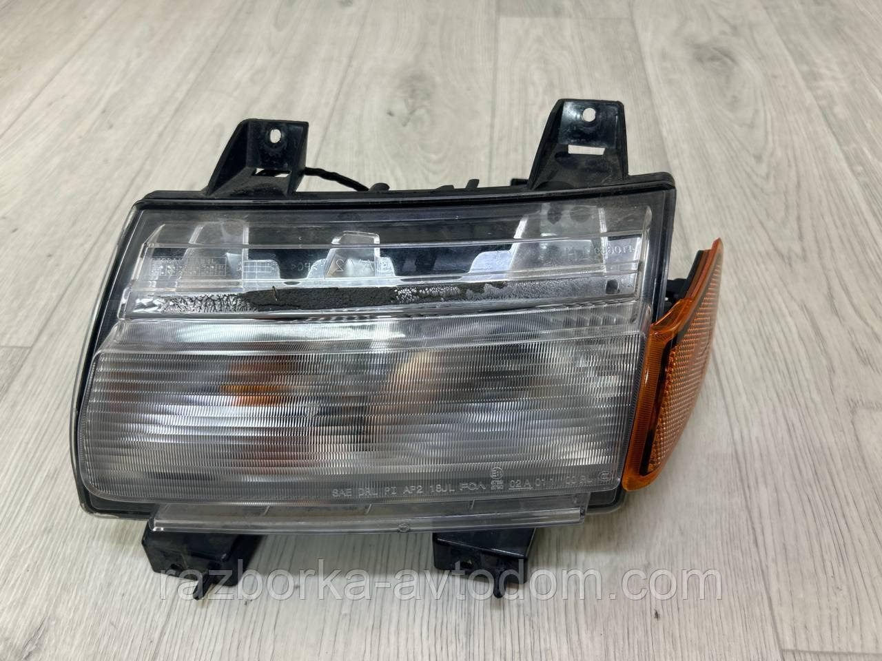 Покажчик повороту в бампері (повторювач) лівий Jeep Wrangler JL (18-23), Gladiator (20-23) OE:68293126AH Б/У