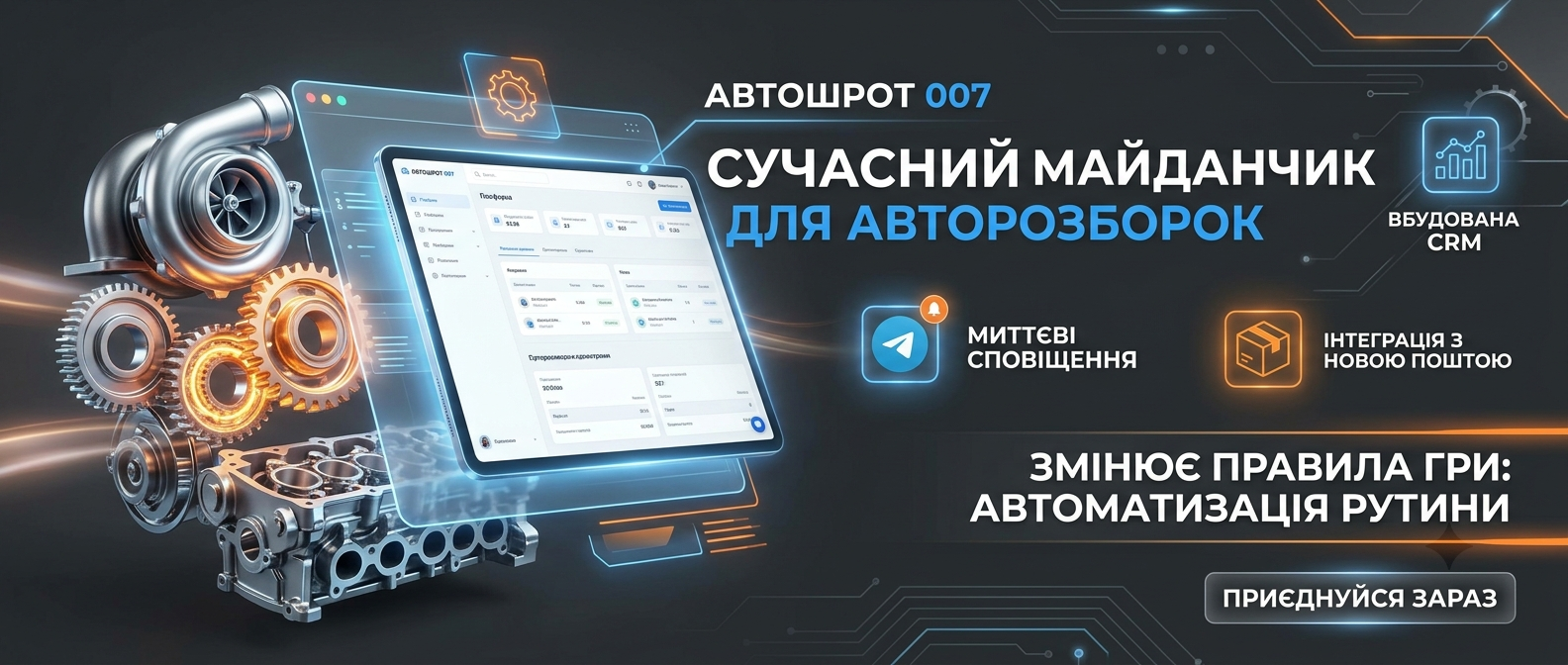Автошрот 007: сучасний майданчик для авторозборок, який змінює правила гри